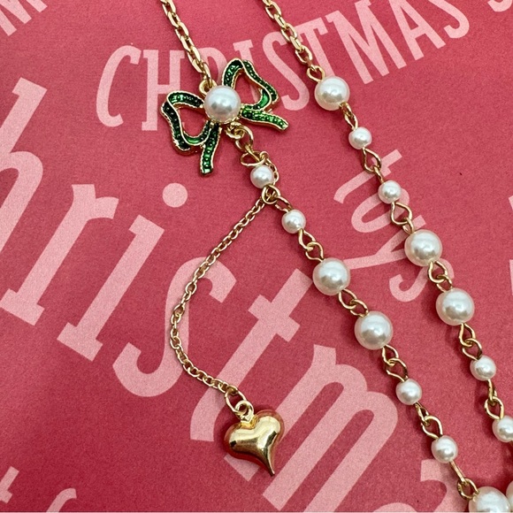 Betsey Johnson ‘Feliz Navidad’ Gingerbread Man Necklace; Stud Earrings Set NWT - Picture 4 of 16